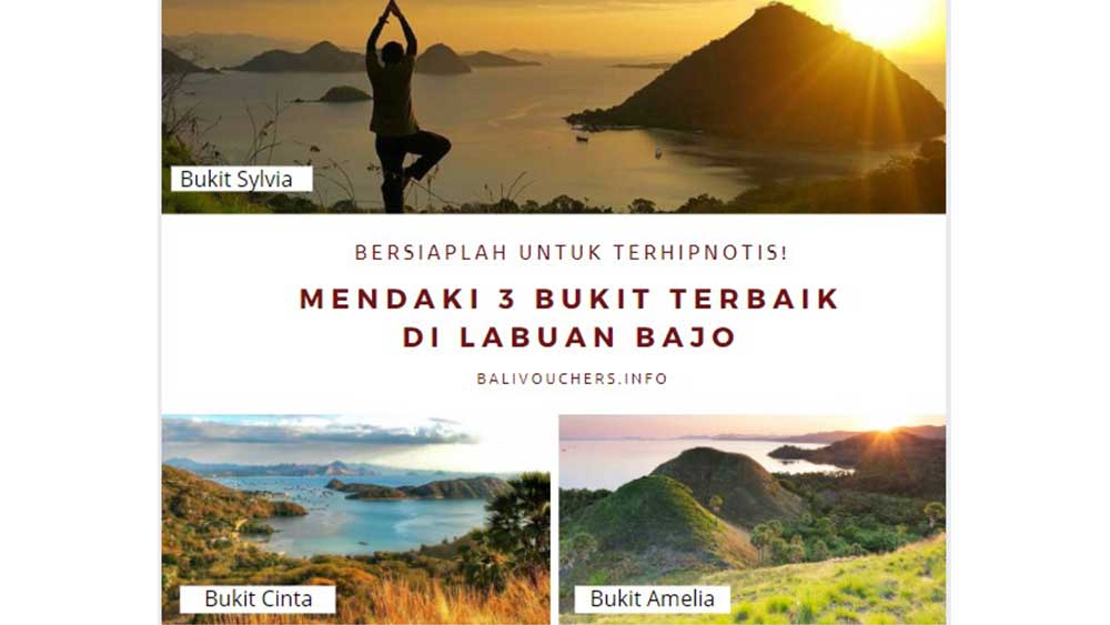 Mendaki 3 Bukit Terbaik di Labuan Bajo, Siap-siap Terhipnotis dengan Keindahannya!